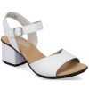 Women'S Shoes Shoesissime Sandals | Rieker 64650-80 White