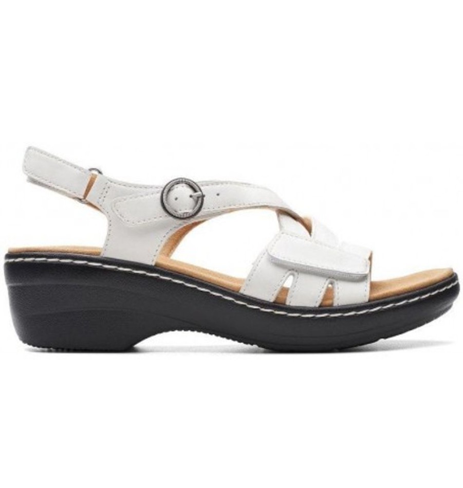 Women'S Shoes Shoesissime Sandals | Clarks Merliah Bonita 26177402 White