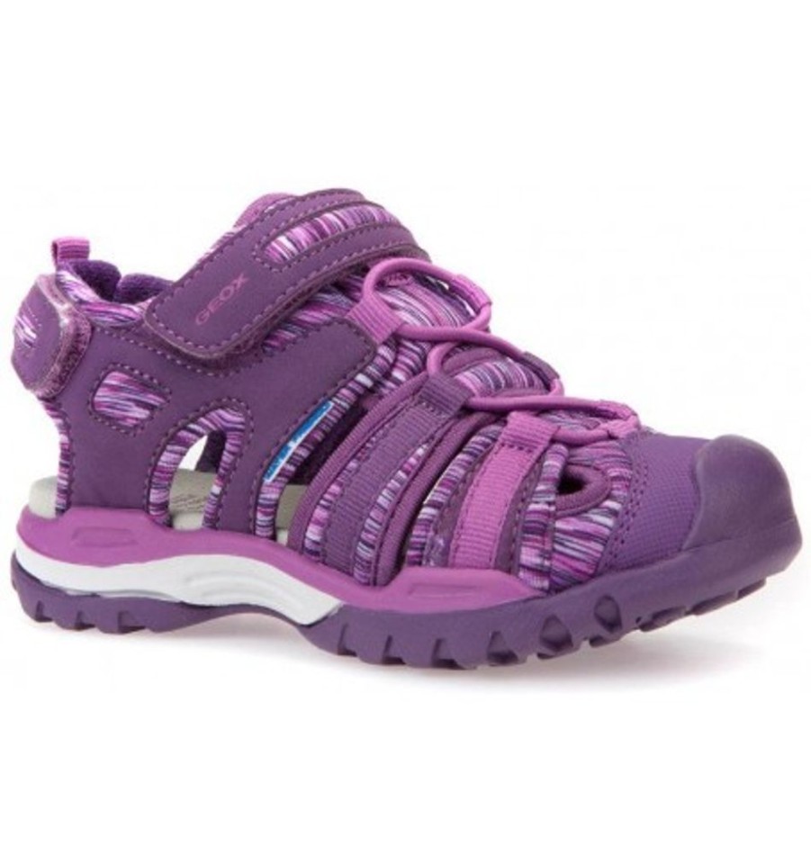 Kids Shoes Shoesissime Sandals | Geox Borealis G.A J820Wa Purple