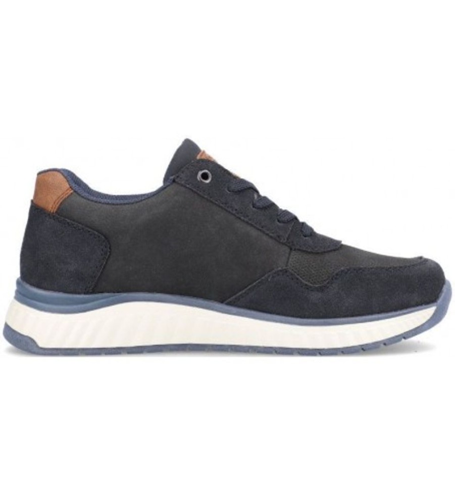 Men'S Shoes Shoesissime Casual Shoes | Rieker B0601-14 Blue