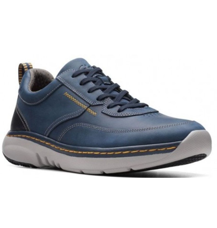 Men'S Shoes Shoesissime Casual Shoes | Clarks Clarkpro Lace 26175194 Blue