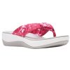 Women'S Shoes Shoesissime Sandals | Clarks Arla Glison Floral 26142537 Pink