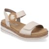 Women'S Shoes Shoesissime Sandals | Rieker - Remonte D0Q52-60 Beige