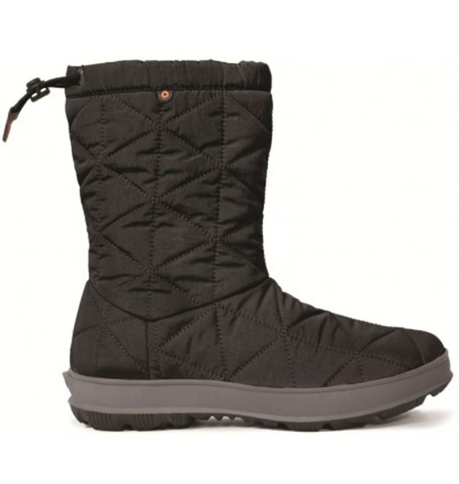 Women'S Shoes Shoesissime Winter Boots | Bogs Snowday Mid 72238 Black