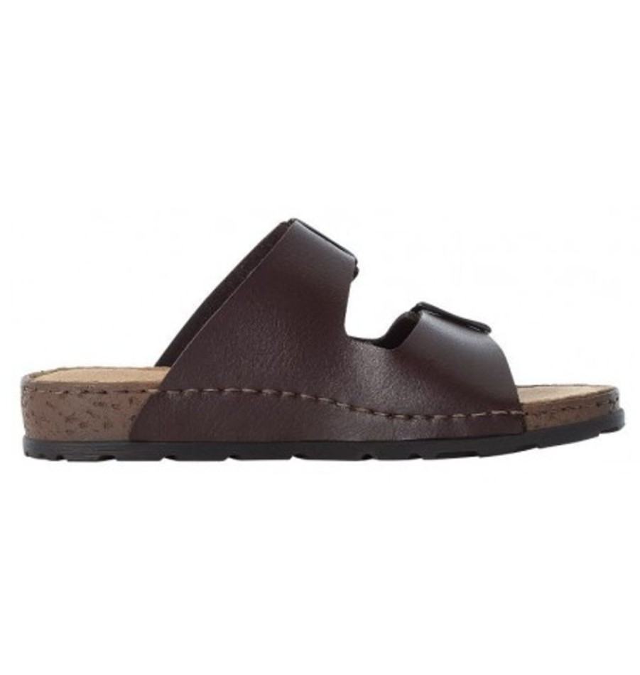 Men'S Shoes Shoesissime Sandals | Rieker 25690-26 Brown