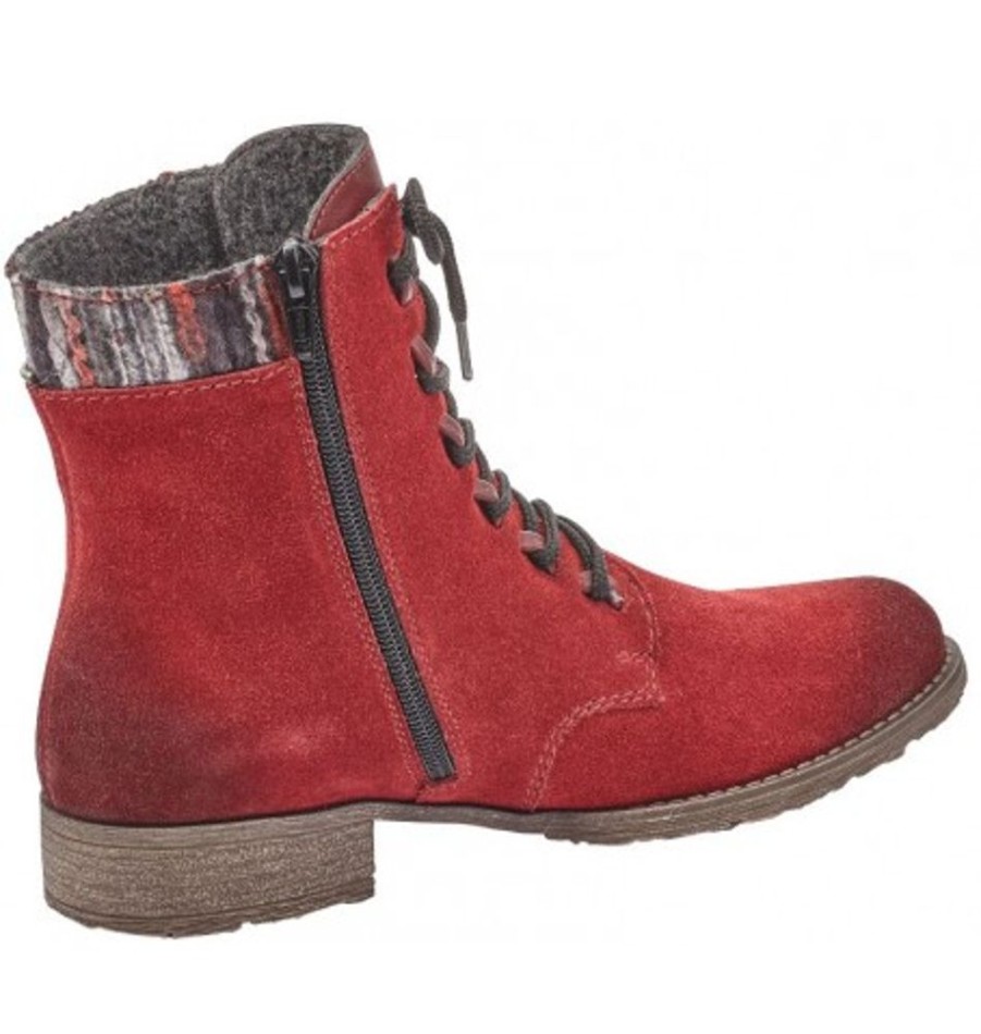 Women'S Shoes Shoesissime Fall Boots | Rieker 70840-35 Red