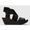 Women'S Shoes Shoesissime Sandals | Fly London Yuba385Fly P501385 Black