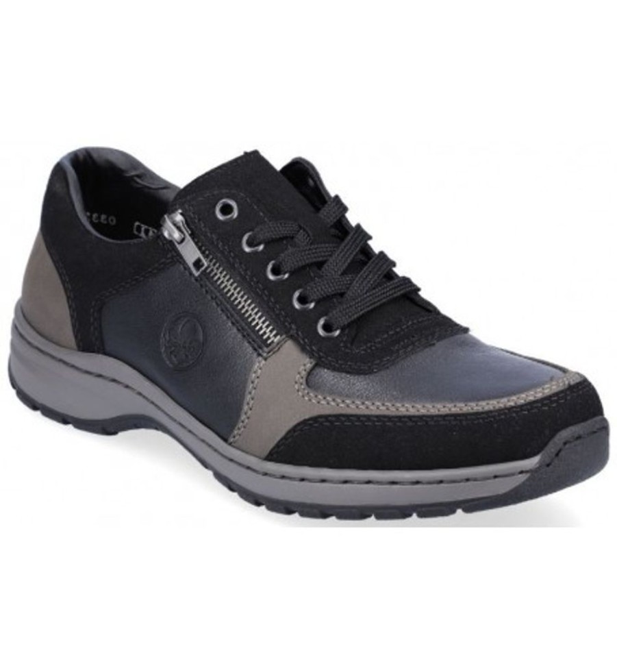 Men'S Shoes Shoesissime Casual Shoes | Rieker 03322-00 Black