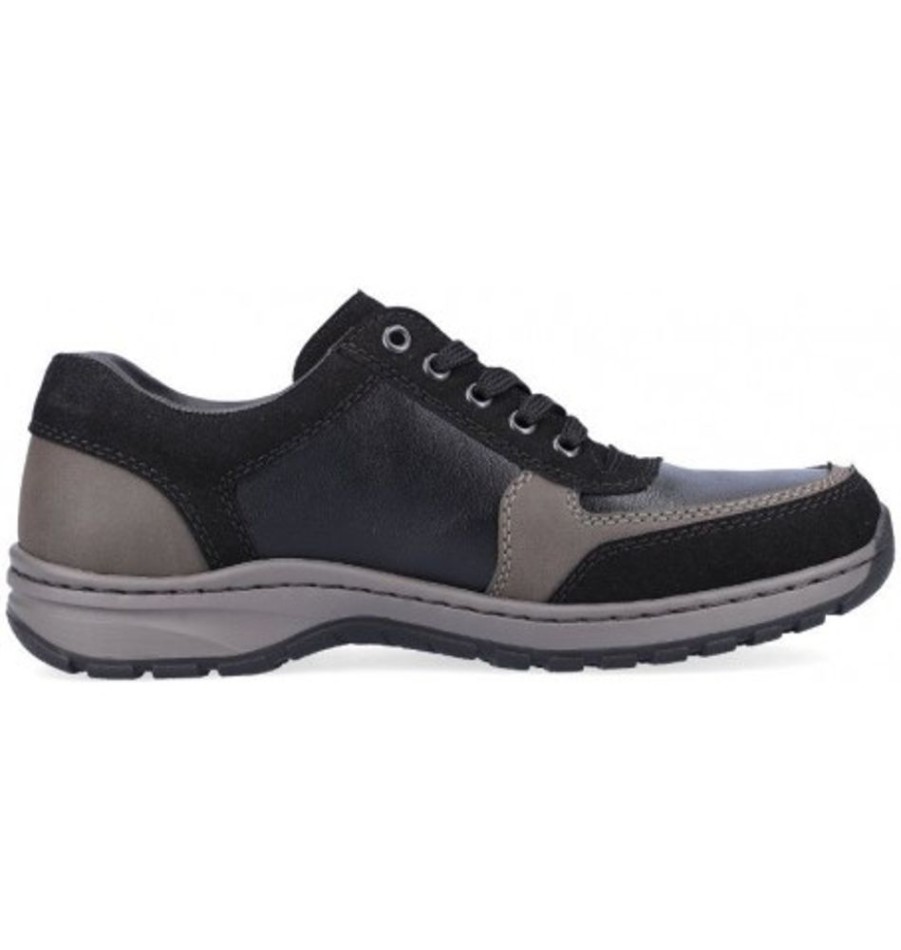 Men'S Shoes Shoesissime Casual Shoes | Rieker 03322-00 Black