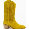 Women'S Shoes Shoesissime Fall Boots | Collections Bulle 784 Yellow Orange