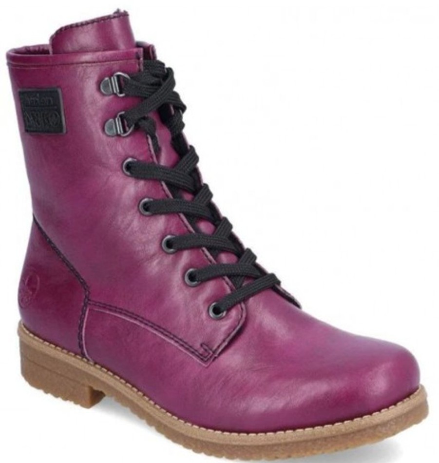 Women'S Shoes Shoesissime Fall Boots | Rieker 73512-30 Purple