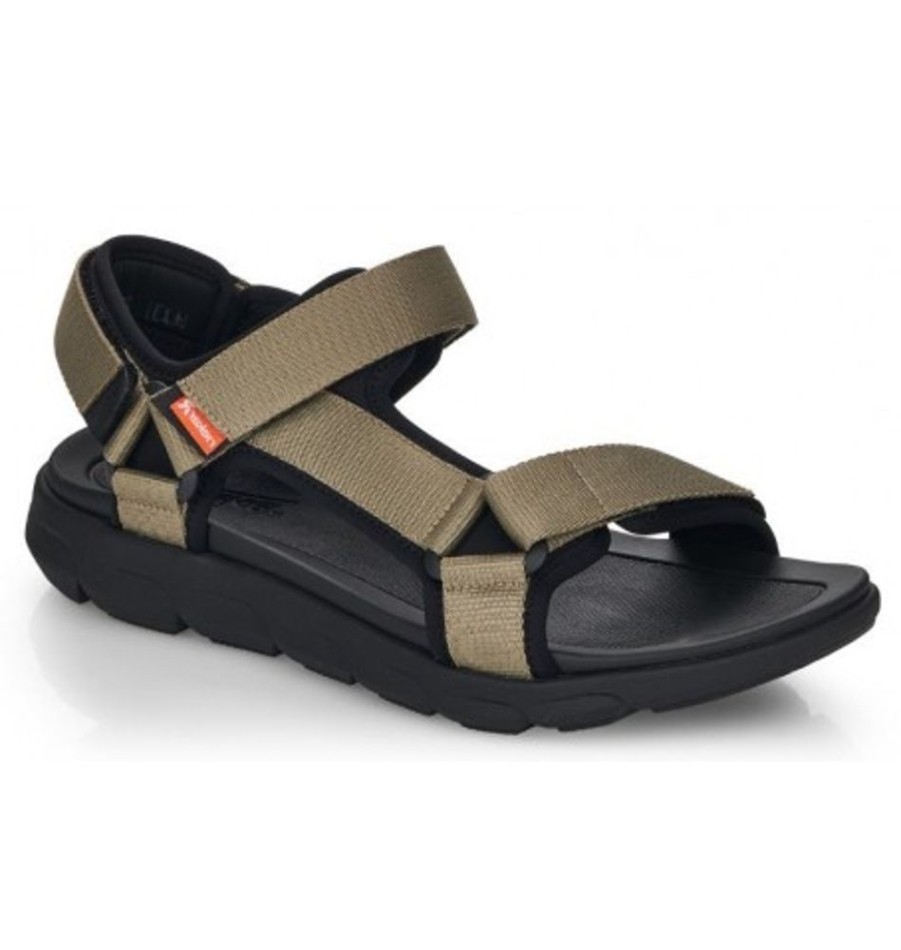 Men'S Shoes Shoesissime Sandals | Rieker 20802-52 Green Khaki