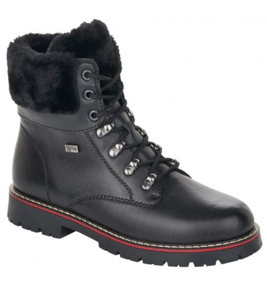 Women'S Shoes Shoesissime Winter Boots | Rieker - Remonte D9372-01 Black