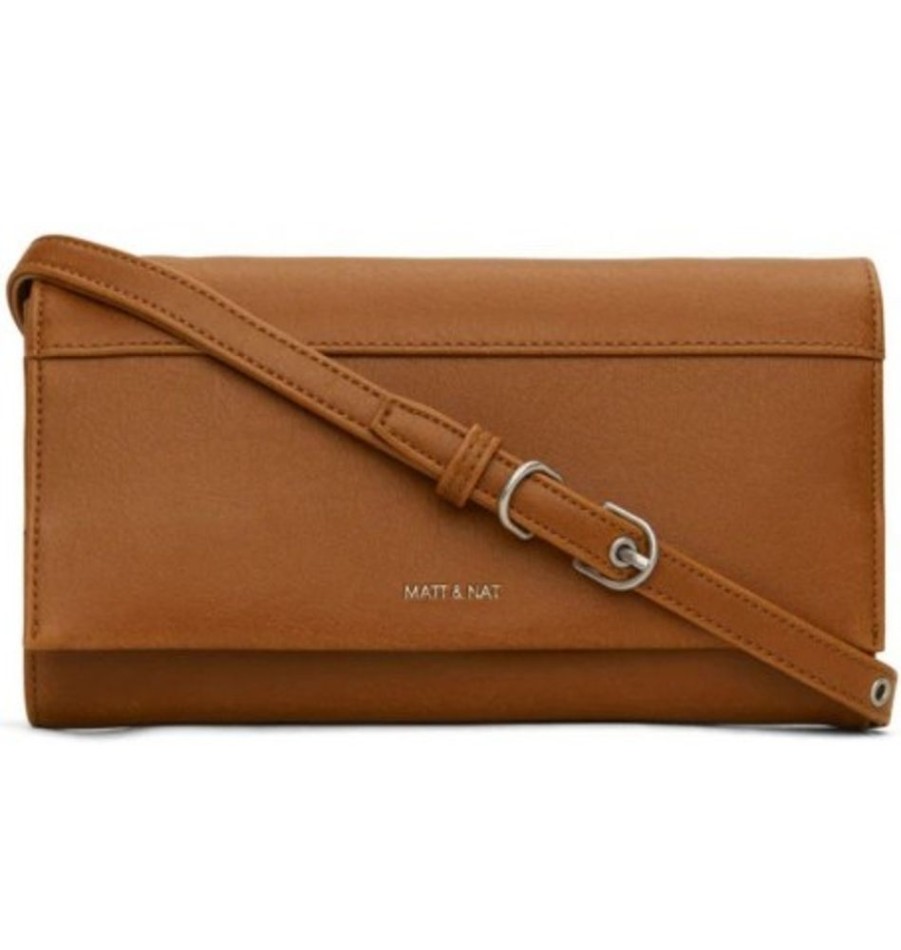 Accessories Shoesissime Wallets | Matt & Nat Lette Vegan Wallet Tan