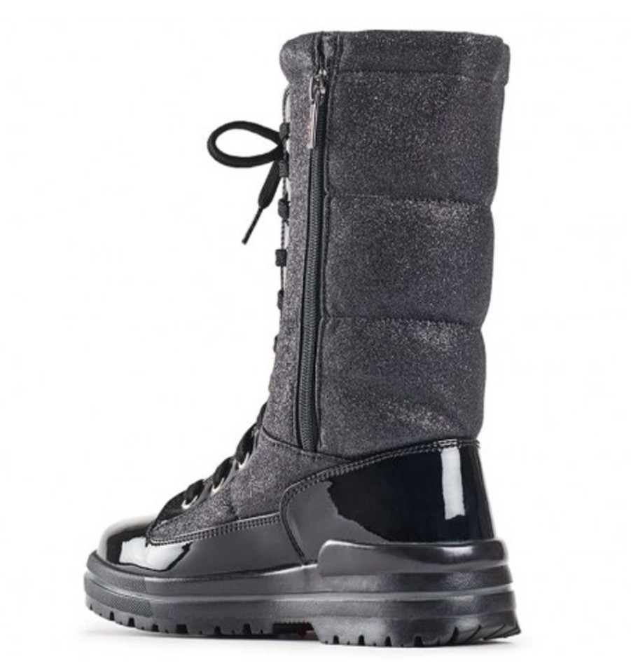 Women'S Shoes Shoesissime Winter Boots | Olang Glamour Lux Black Varnish