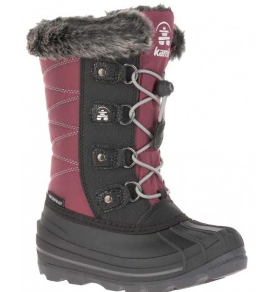 Kids Shoes Shoesissime Winter Boots | Kamik Frostier Nf4207 Burgundy