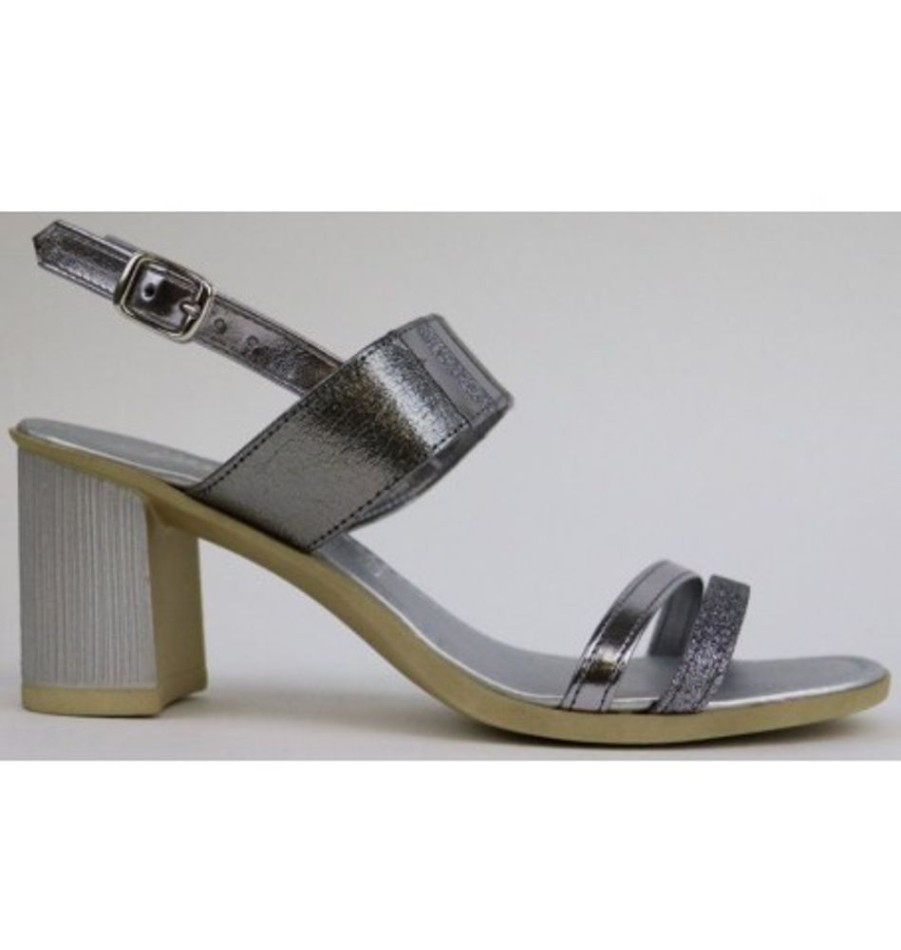 Women'S Shoes Shoesissime Sandals | Cerutti 20824 Silver Grey