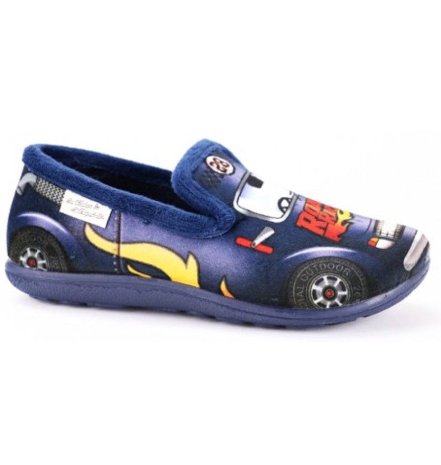 Kids Shoes Shoesissime Slippers | Collections Bulle 9050 Blue