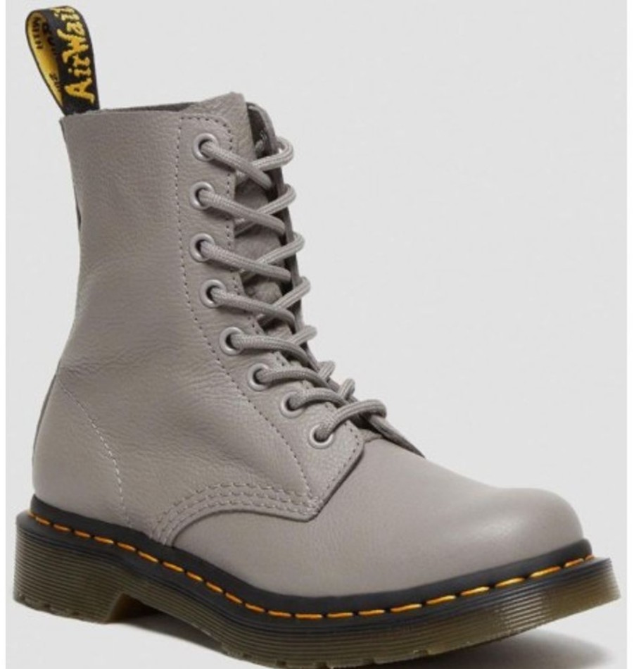 Women'S Shoes Shoesissime Fall Boots | Dr. Martens 1460 Pascal 27641076 Silver Grey