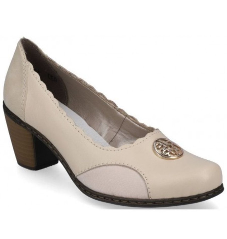 Women'S Shoes Shoesissime Shoes | Rieker 40910-80 Beige