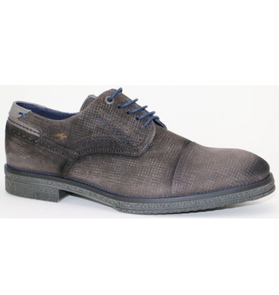 Men'S Shoes Shoesissime Dress Shoes With Laces | Dorking - Fluchos F0654 Silver Grey