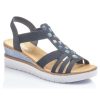 Women'S Shoes Shoesissime Sandals | Rieker V3822-14 Blue