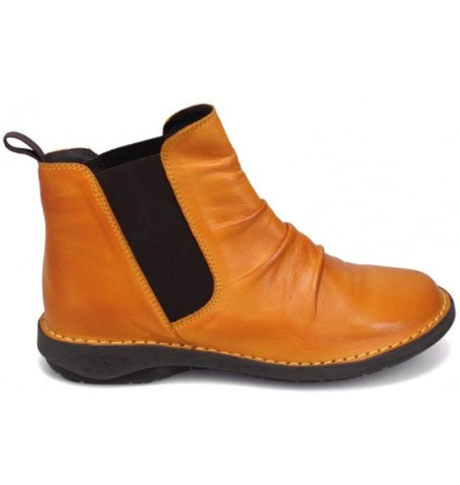 Women'S Shoes Shoesissime Fall Boots | Miz Mooz Priscilla 21524 Yellow Orange