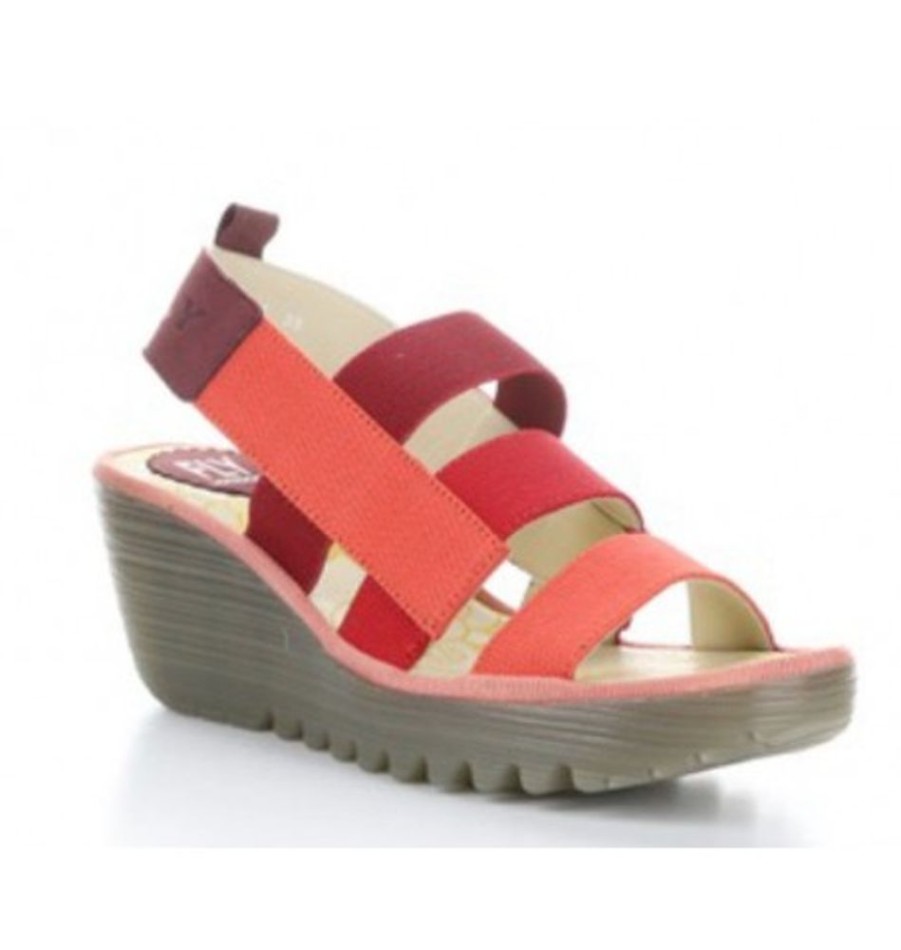 Women'S Shoes Shoesissime Sandals | Fly London Yery389Fly P501389 Red