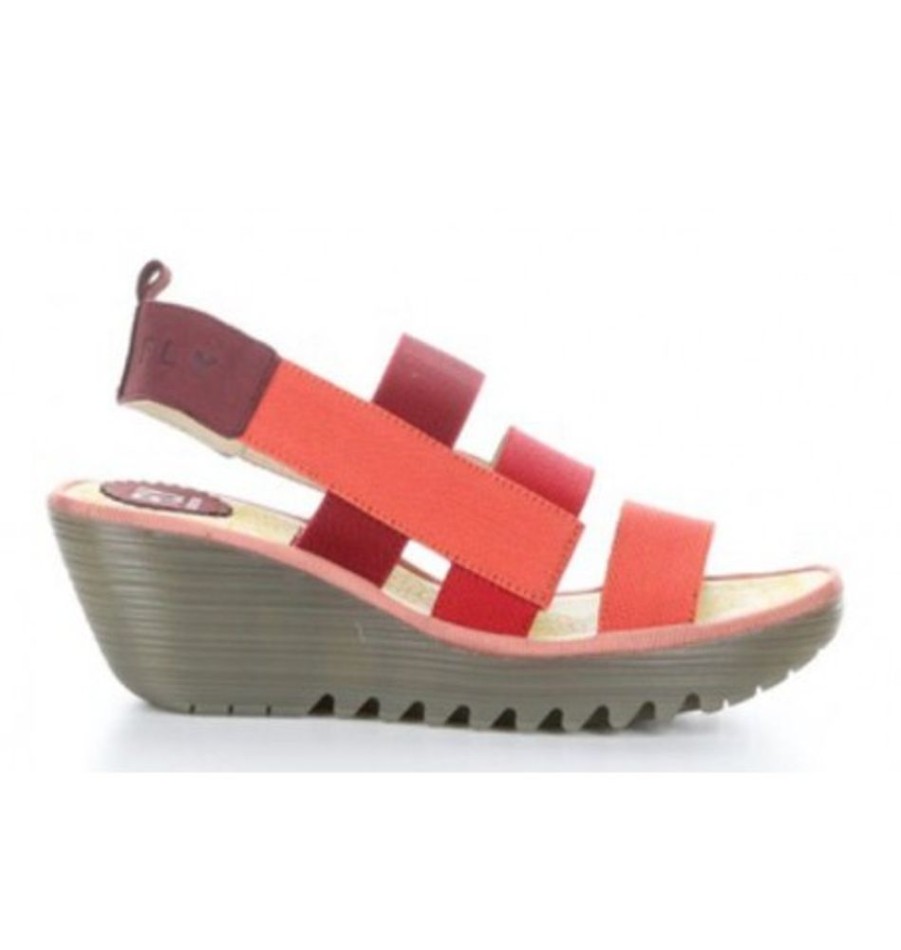 Women'S Shoes Shoesissime Sandals | Fly London Yery389Fly P501389 Red