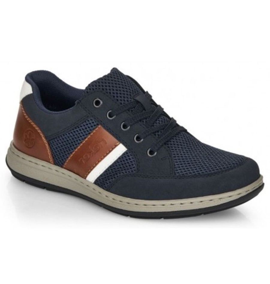 Men'S Shoes Shoesissime Casual Shoes | Rieker 17310-15 Blue