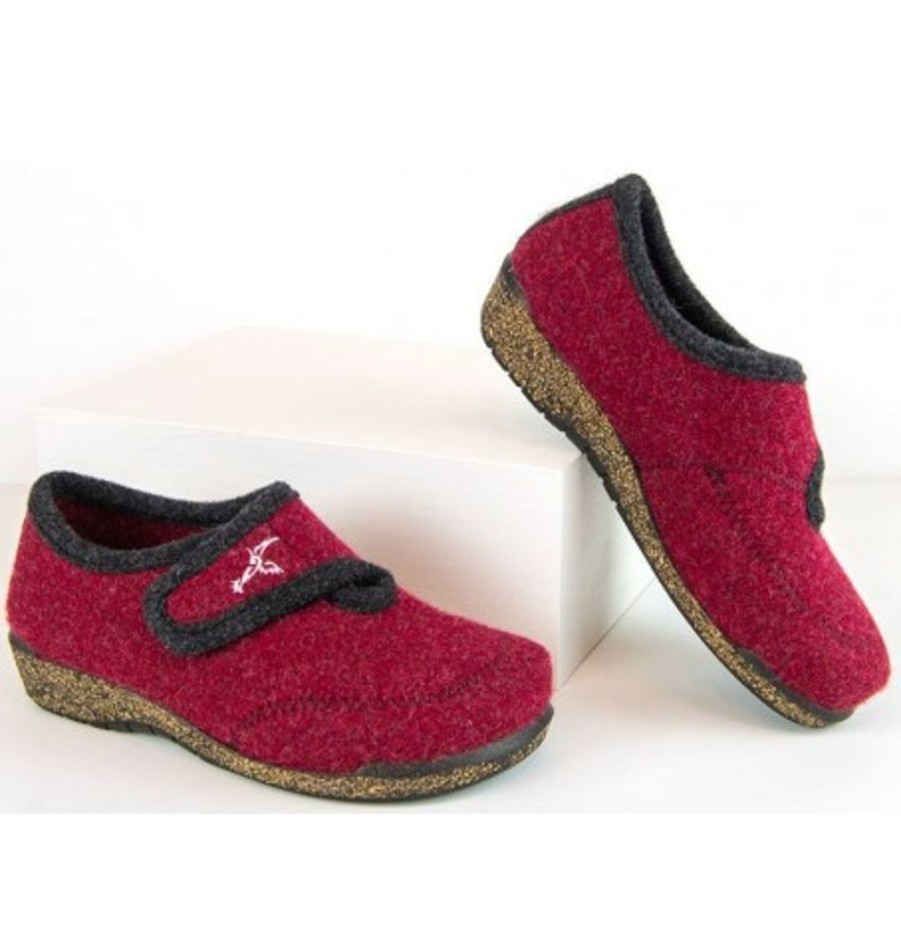 Women'S Shoes Shoesissime Slippers | Portofino Nd9355 Burgundy