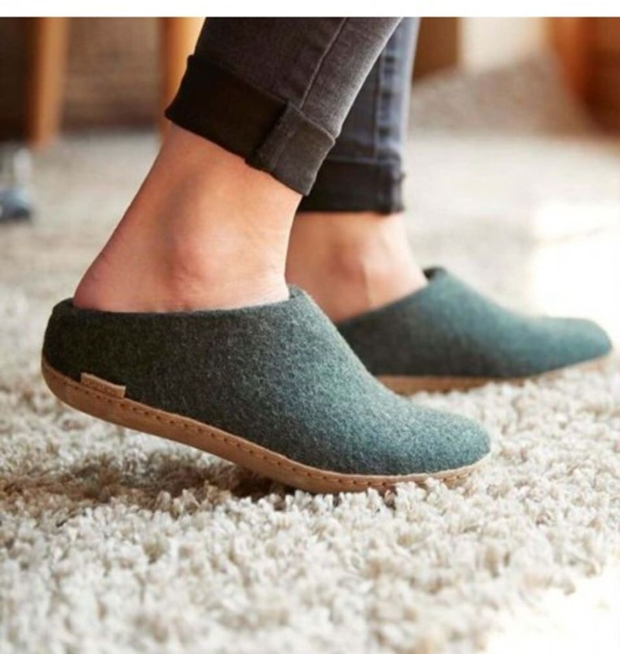 Women'S Shoes Shoesissime Slippers | Glerups Slip-On B-09-00 Green Khaki