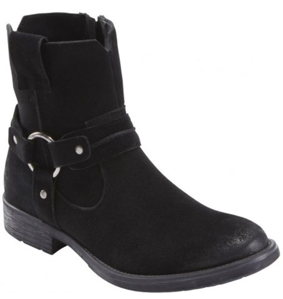 Women'S Shoes Shoesissime Fall Boots | Earth Ash Everglade 603730 Black