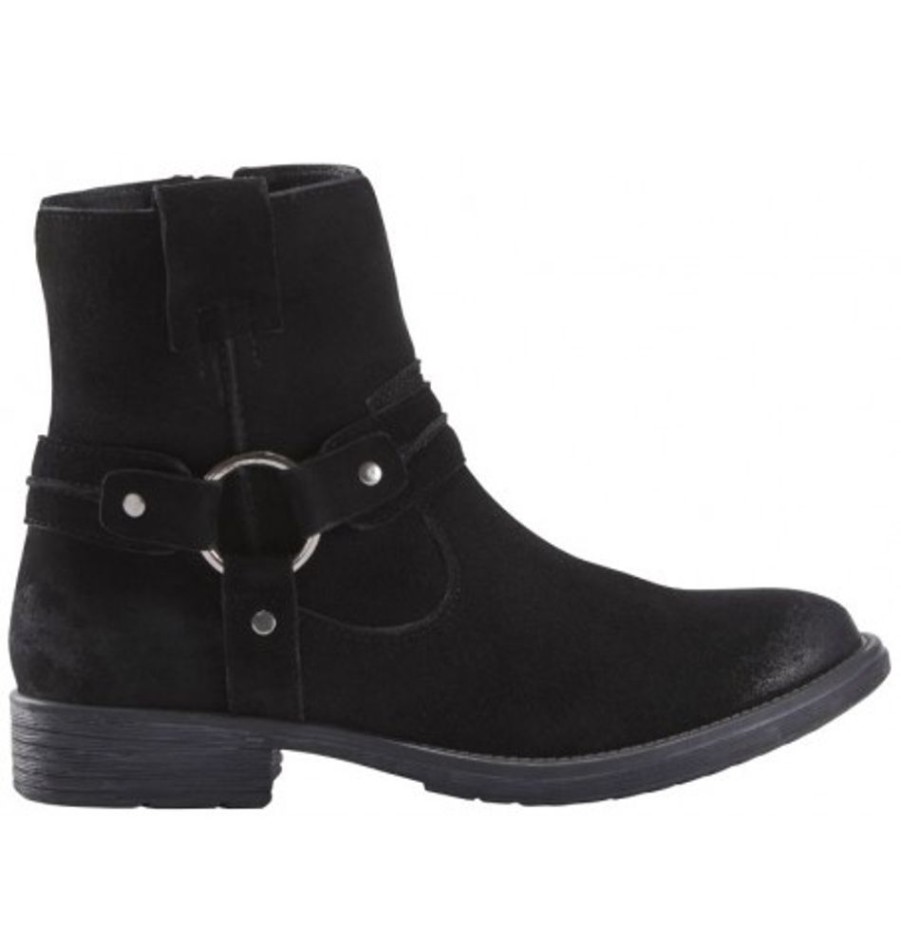 Women'S Shoes Shoesissime Fall Boots | Earth Ash Everglade 603730 Black