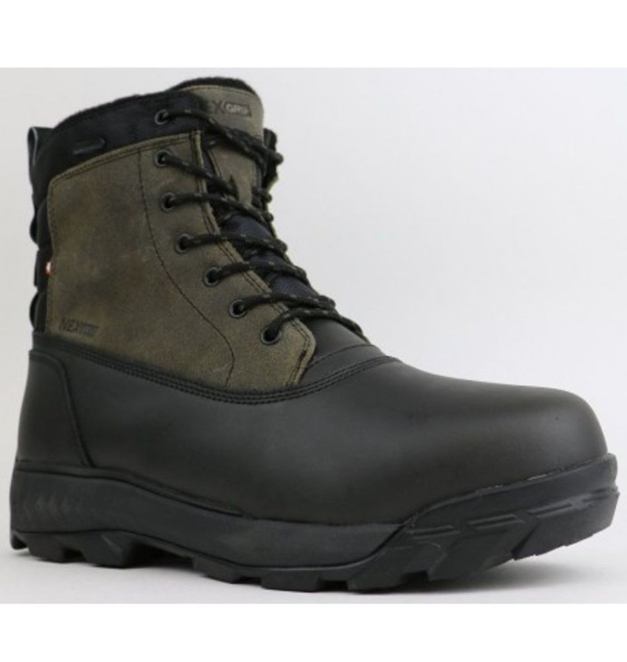 Men'S Shoes Shoesissime Winter Boots | Nexgrip Ice Victor R0667 Green Khaki