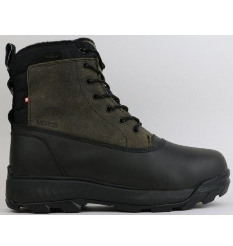 Men'S Shoes Shoesissime Winter Boots | Nexgrip Ice Victor R0667 Green Khaki