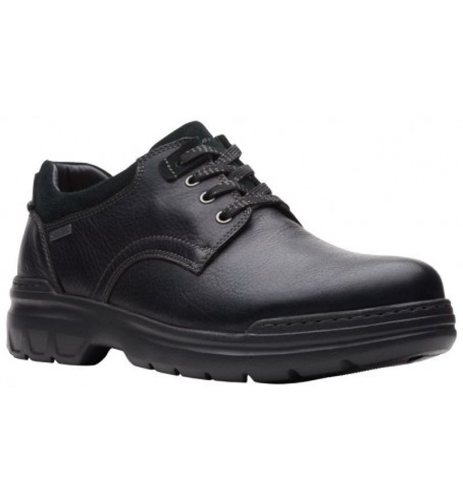 Men'S Shoes Shoesissime Waterproof Shoes | Clarks Rockie2 Logtx 26163237 Black