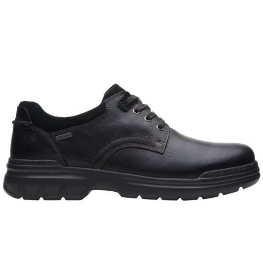 Men'S Shoes Shoesissime Waterproof Shoes | Clarks Rockie2 Logtx 26163237 Black