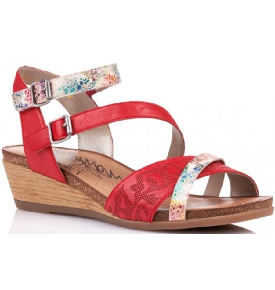 Women'S Shoes Shoesissime Sandals | Rieker - Remonte R4453 Red