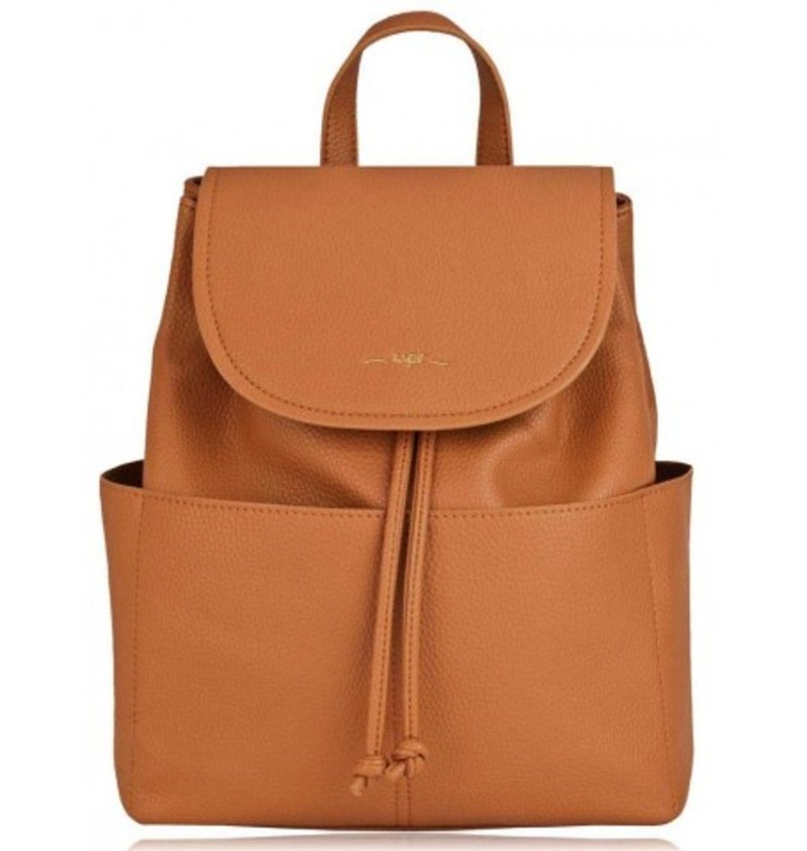 Accessories Shoesissime Handbags | Espe Palmer Backpack H-02697-T Tan