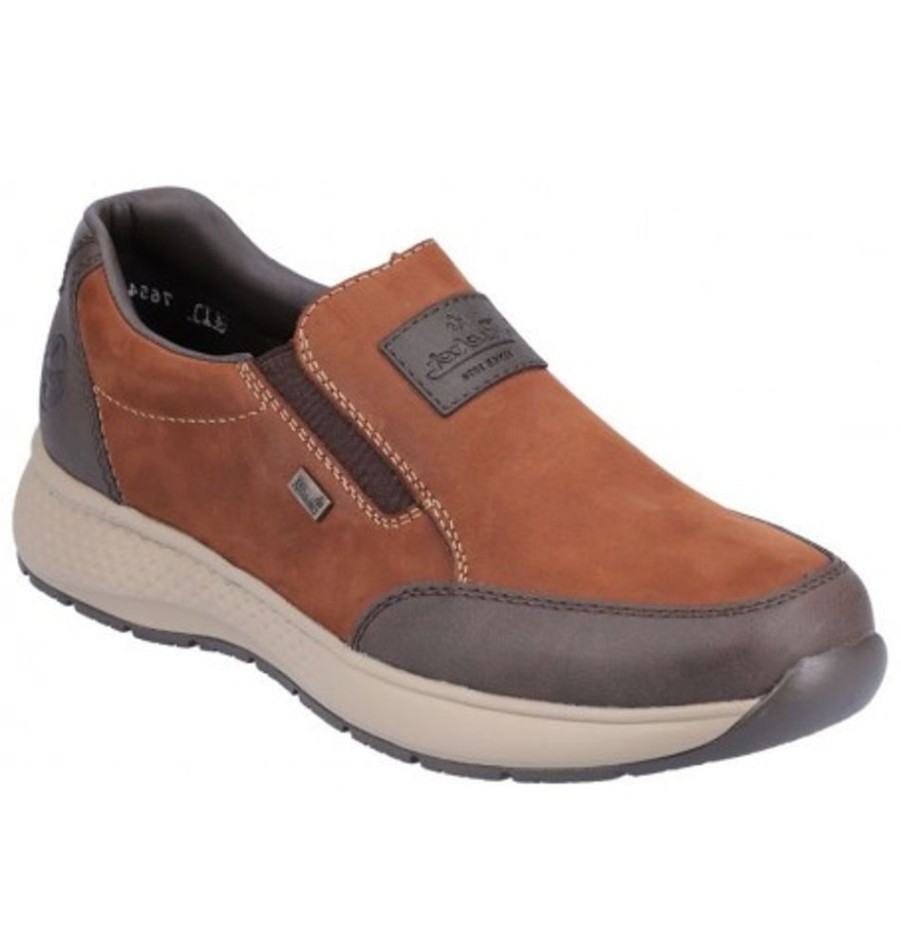 Men'S Shoes Shoesissime Waterproof Shoes | Rieker B7654-22 Brown