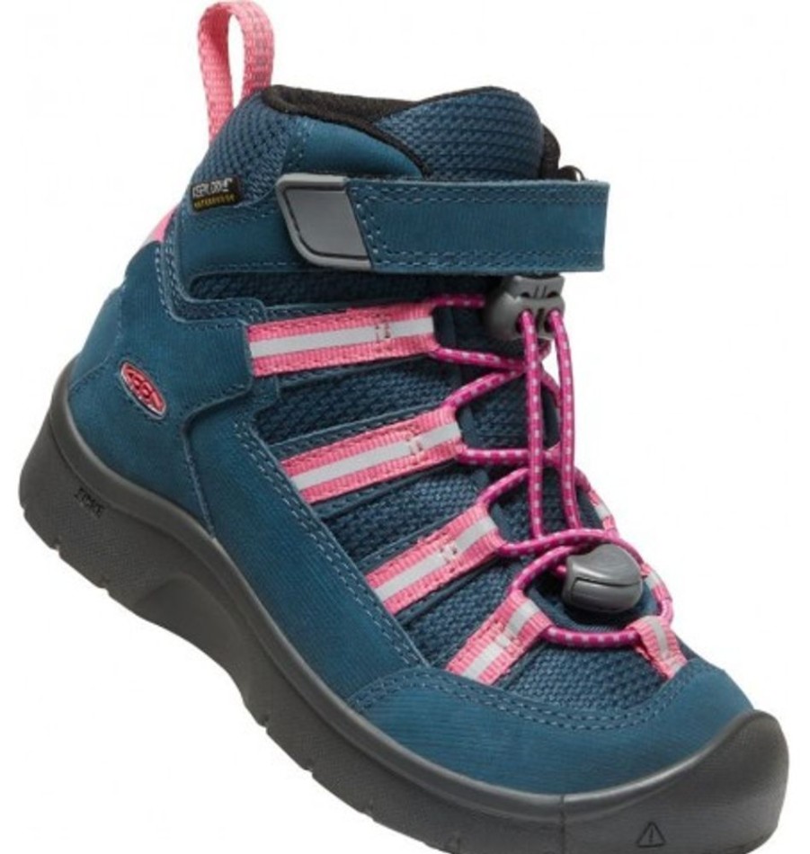 Kids Shoes Shoesissime Fall Boots | Keen Hikeport 2 Sport Mid Wp 1026605 Blue