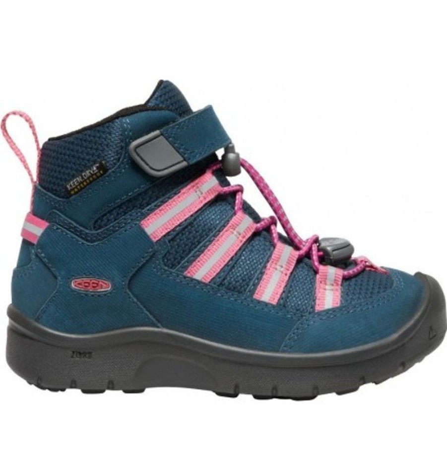 Kids Shoes Shoesissime Fall Boots | Keen Hikeport 2 Sport Mid Wp 1026605 Blue