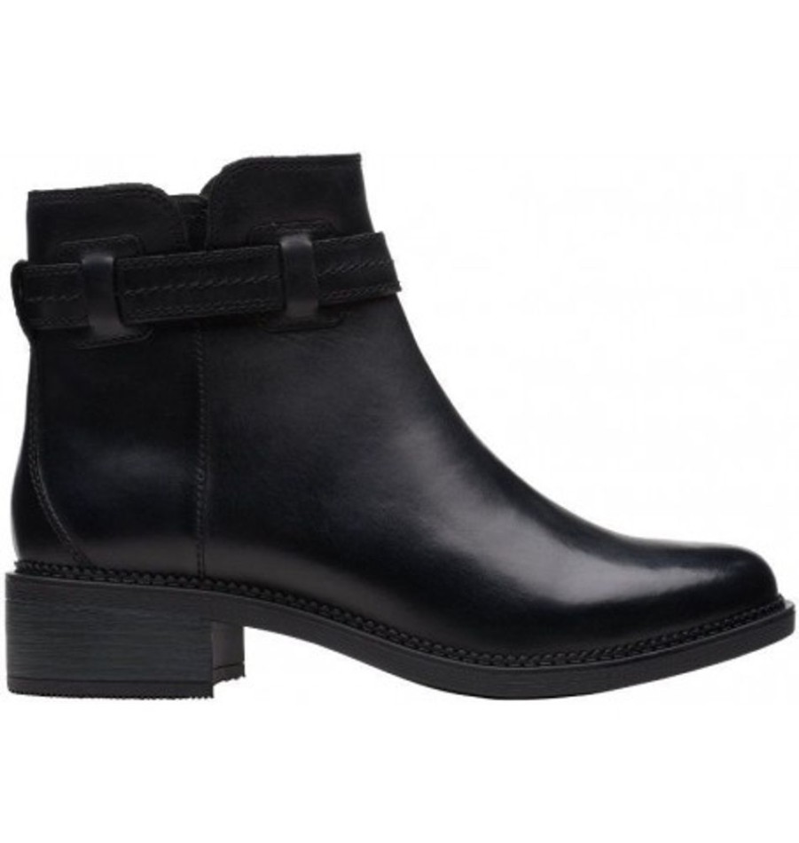 Women'S Shoes Shoesissime Fall Boots | Clarks Maye Ease 26167951 Black