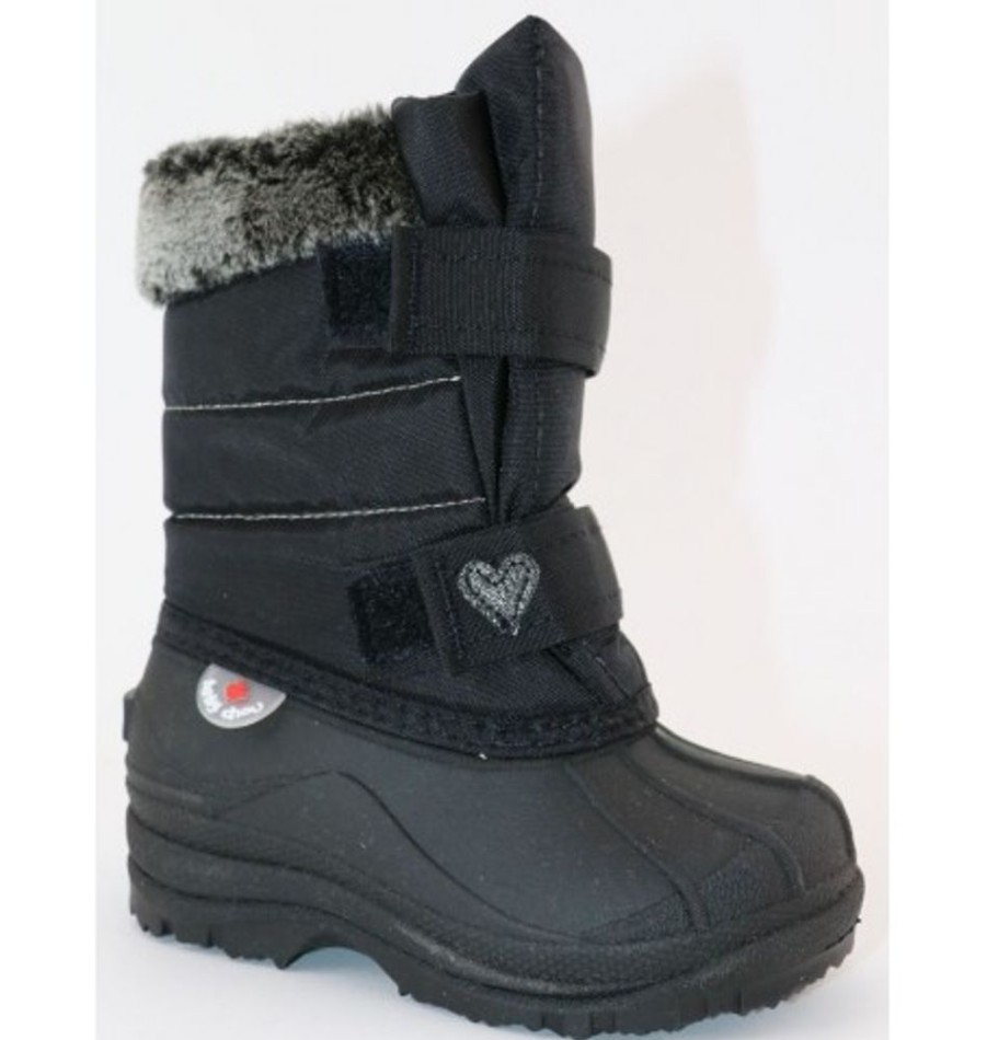 Kids Shoes Shoesissime Winter Boots | Hichaud 7596D Black