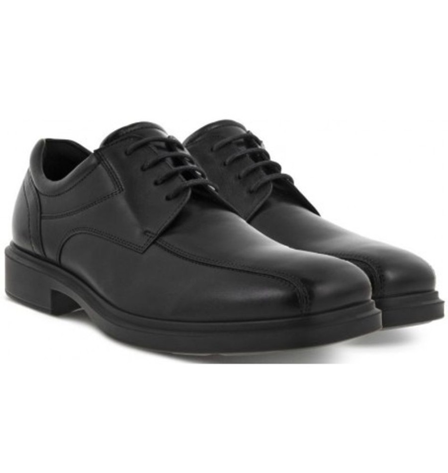 Men'S Shoes Shoesissime Dress Shoes With Laces | Ecco Helsinki 2 500174 Black