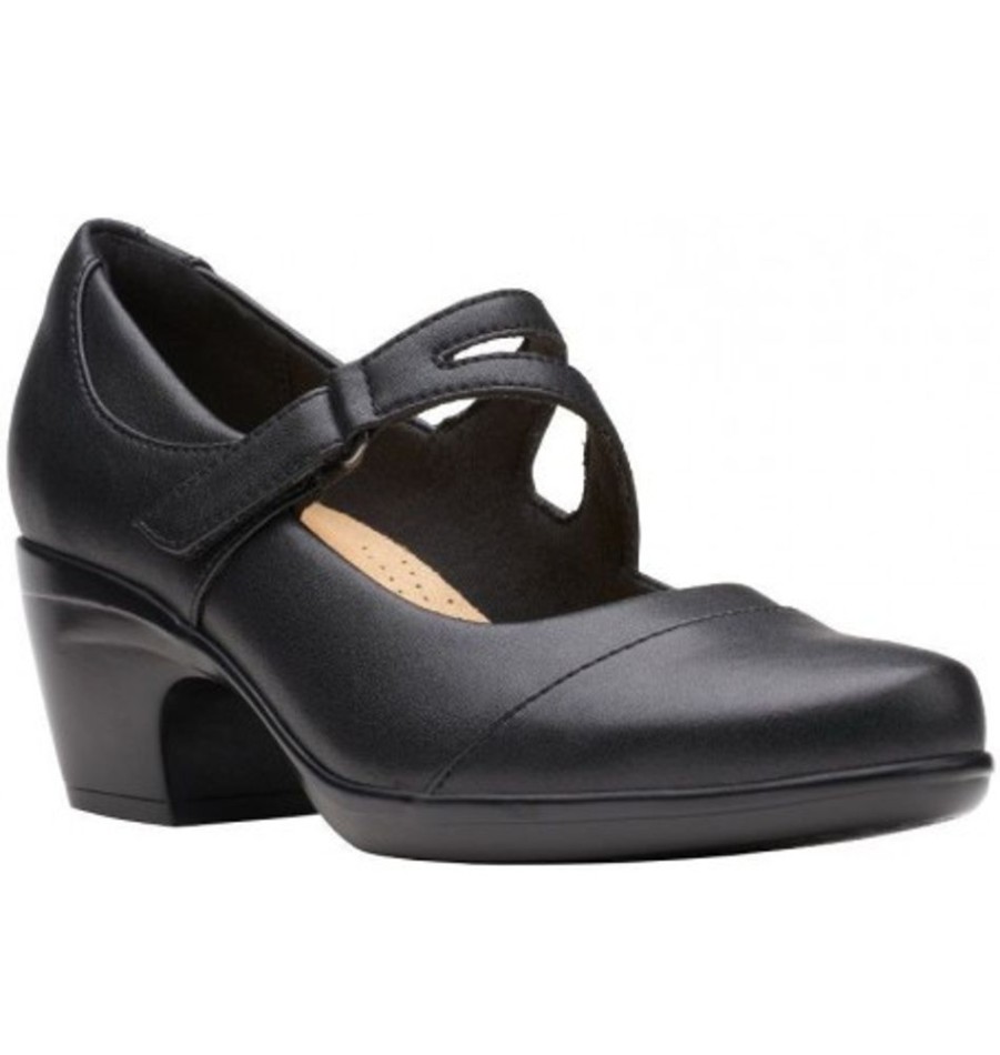 Women'S Shoes Shoesissime Shoes | Clarks Emily Clover 26169695 Black