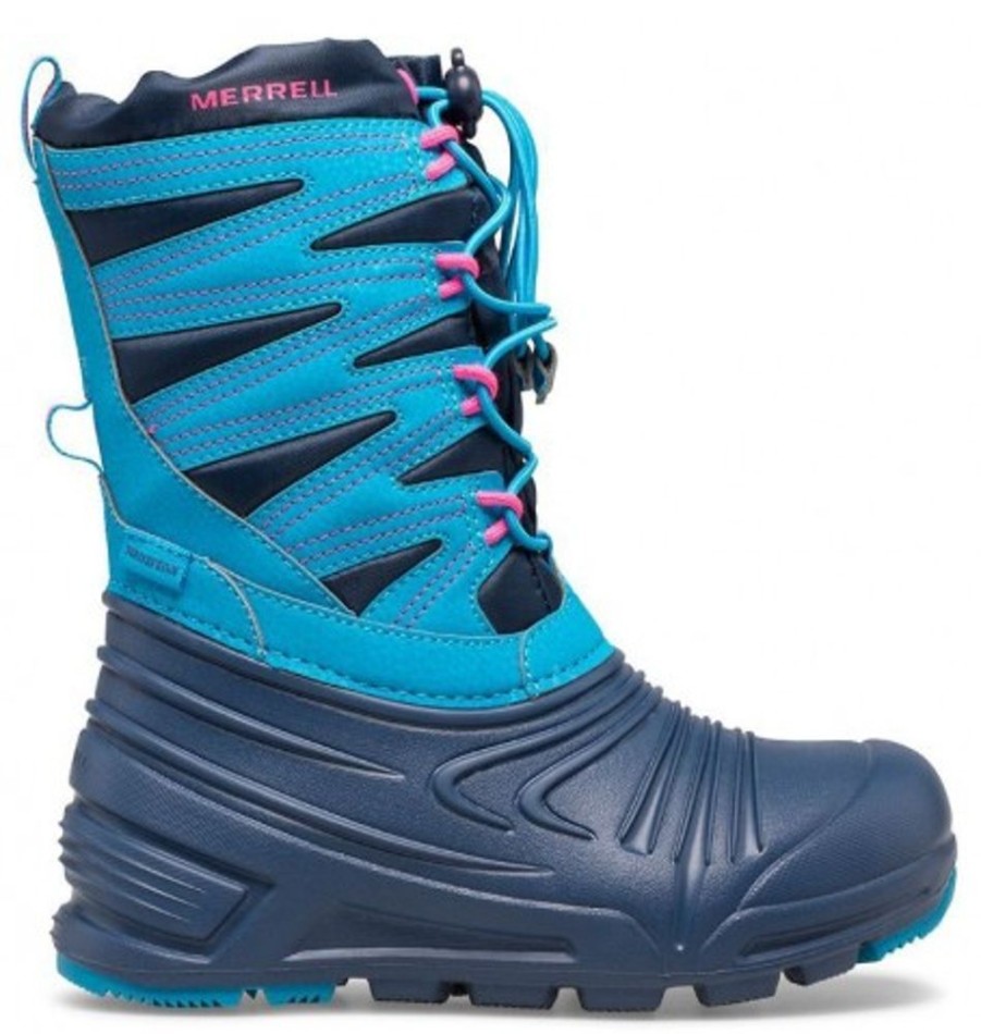 Kids Shoes Shoesissime Winter Boots | Merrell Snw Qst Lt 3.0 Wpf Mk165178 Blue