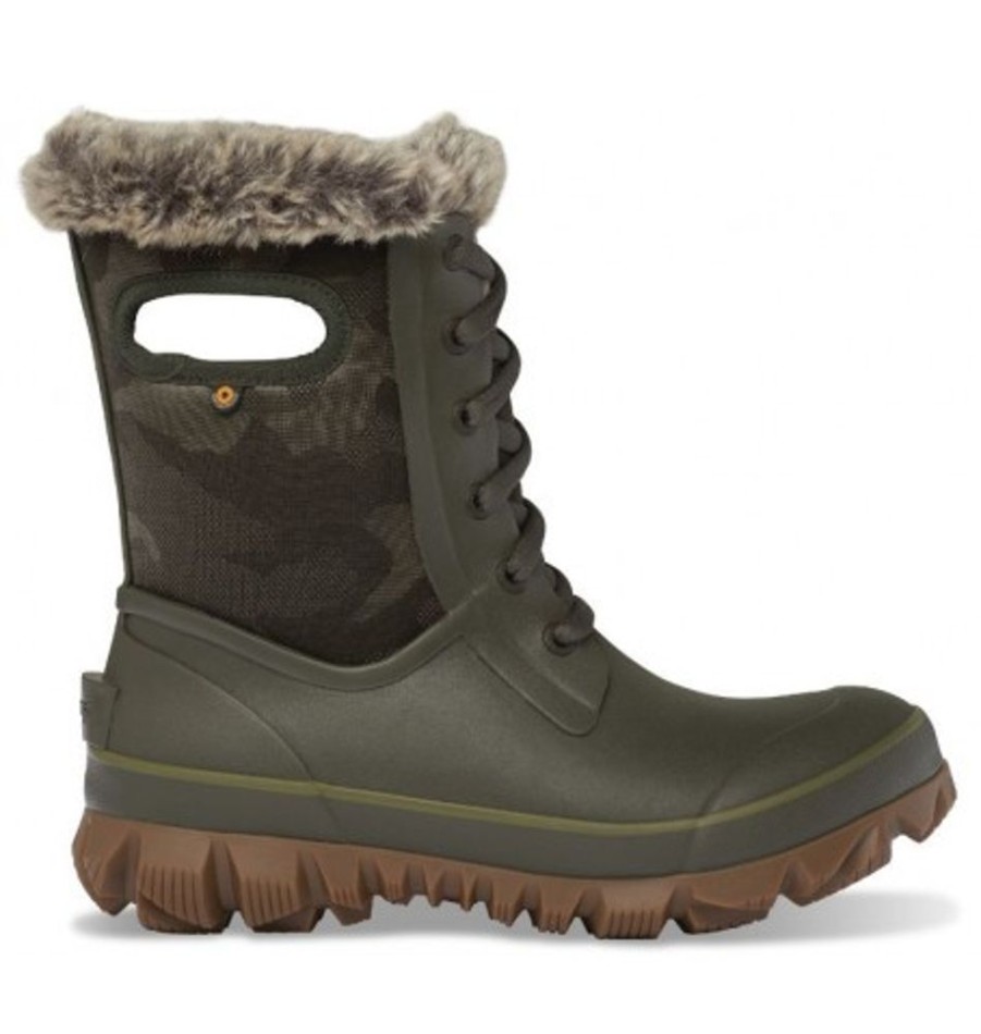 Women'S Shoes Shoesissime Winter Boots | Bogs W Arcata T-Camo 72693 Green Khaki