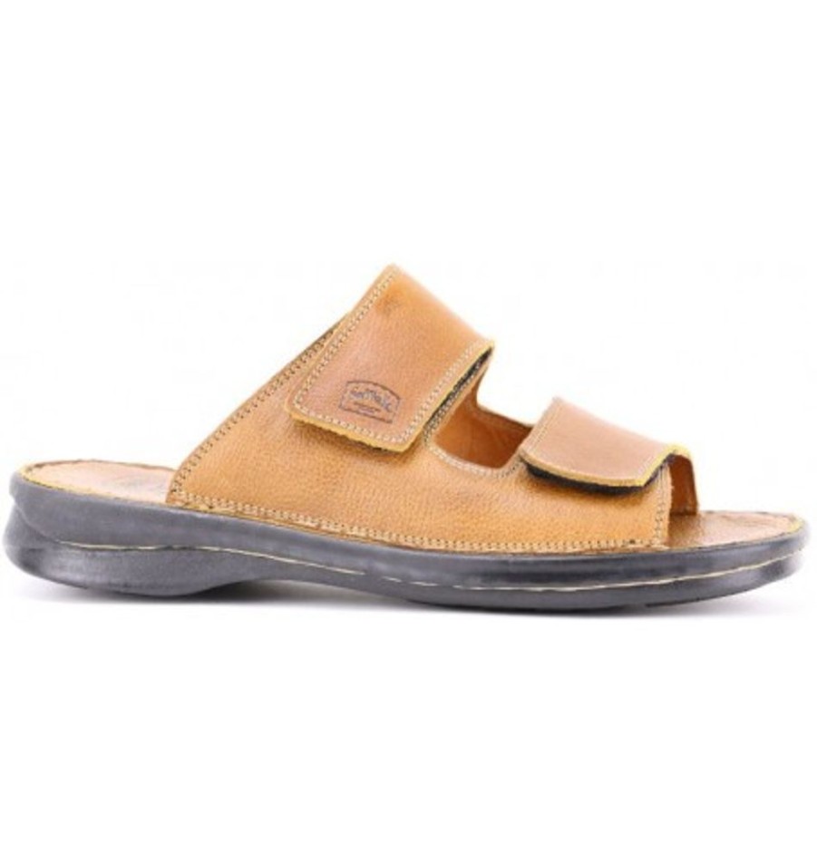 Men'S Shoes Shoesissime Sandals | Collections Bulle 7033 Tan